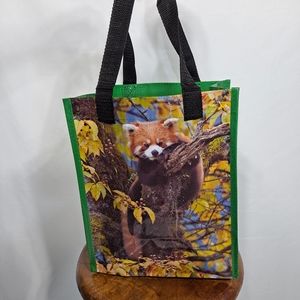 The Nature Conservatory Red Panda Recycled Ninyl Tote Bag NWOT
